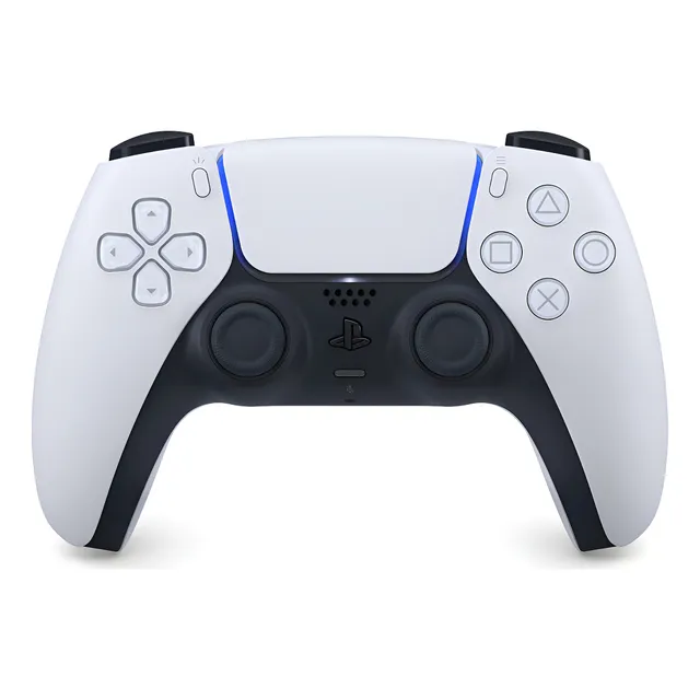 Controle Joystick Sem Fio Sony Playstation Dualsense Branco Branco