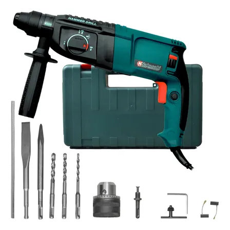 Martelete Perfurador Rompedor 1200w Profissional K Nakasaki Azul 220v