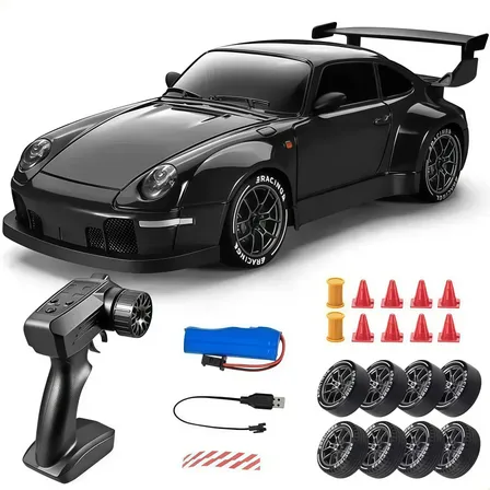 Carrinho Rc Drift 4wd Recarregável Com Controle