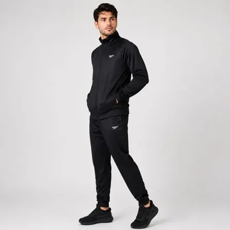 Conjunto Agasalho Speedo Basic Sports Masculino Preto