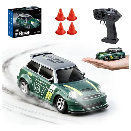 Kf33 Mini Carrinho Controle Remoto 4wd Rc Car Drift 1:64