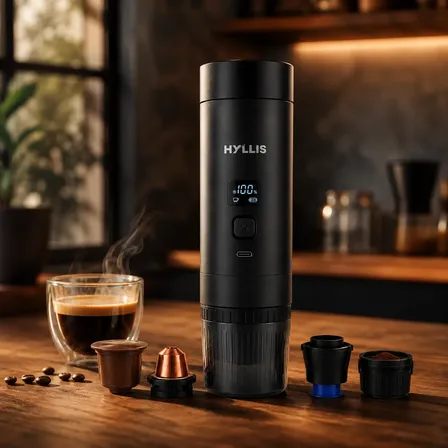 Cafeteira Expresso Portátil 3 Em 1 Usb Recarregável