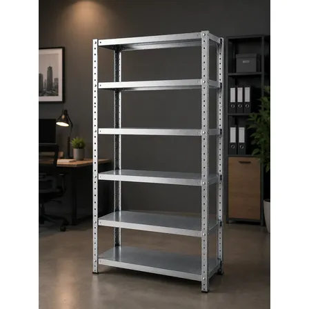 Estante De Aço 6 Prateleiras 198x90cm Multiuso Reforçada Galvanizado