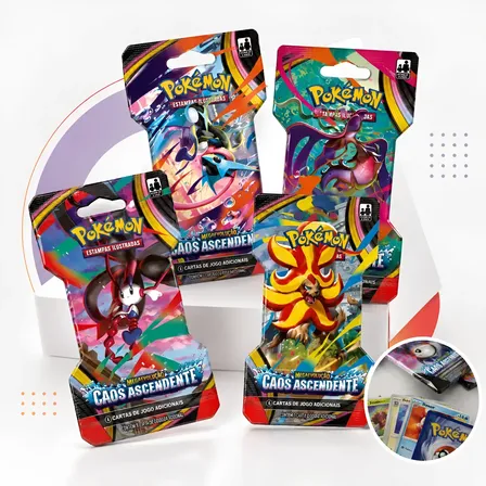 2 Booster Com 6 Cartas Pokémon Cards Em Português Original 2