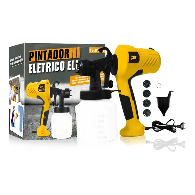 Yolo Pulverizador Tinta 550w 1l - Pistola Elétrica