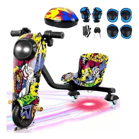Patinete Elétrico Triciclo Infantil Drift 350w 36v Bluetooth