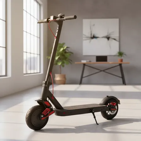 Patinete Elétrico Adulto 350w 32km Dobrável Freio A Disco
