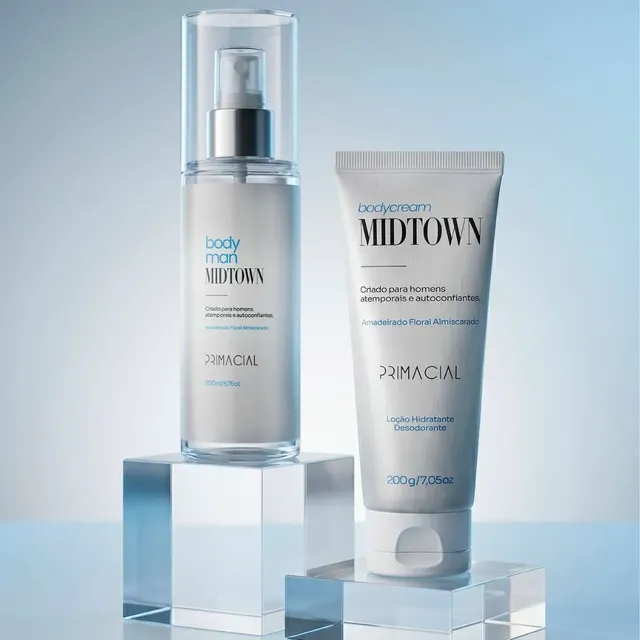 Kit Body Splash Midtown + Hidratante Desodorante Masculino