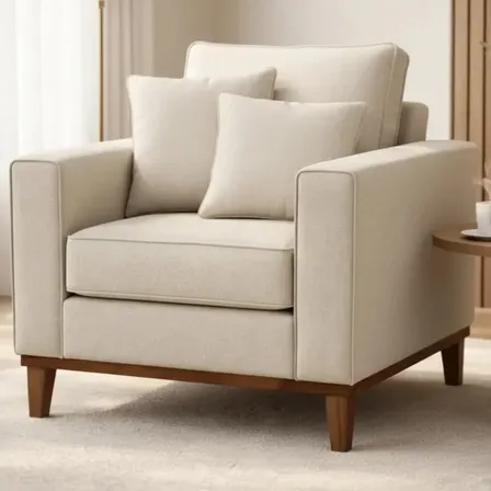 Poltrona Decorativa Luxo Sala Recepção Escritório Reforçada