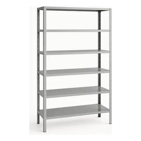 Estante De Aço Galvanizado 6 Prateleiras 198x90cm Resistente
