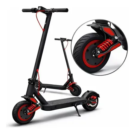 Patinete Elétrico Scooter 500w Com Amortecedor Bateria 36v