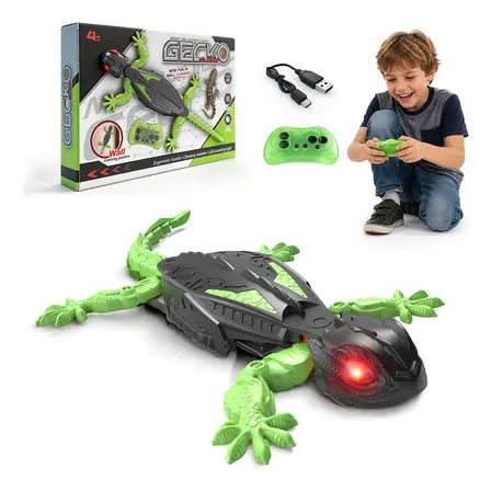 Lagarto Escala Parede Controle Remoto Robo De Brinquedo Rc