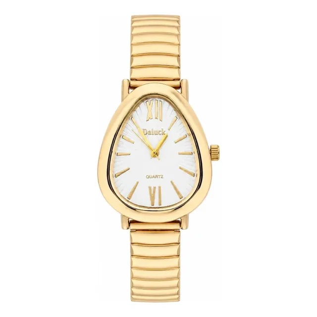 Relógio De Pulso Feminino Premium Aço Bracelete Tulipa Moda