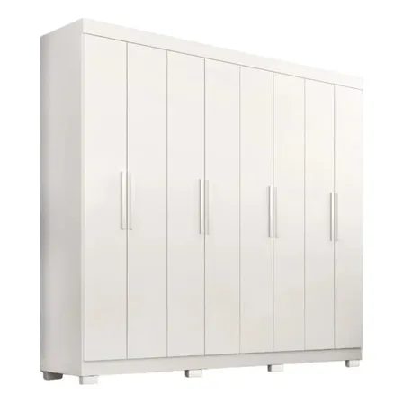 Guarda-roupa Quarta Divisão Lisboa 8 Portas Branco