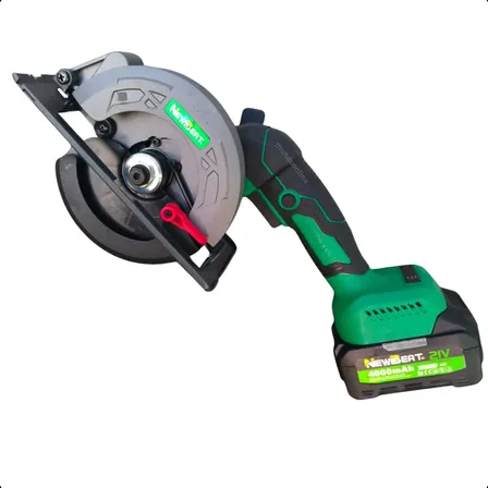 Serra Circular A Bateria New Beat 21v Brushless Mz Verde 127/220v 50hz/ 60hz