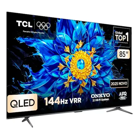 Smart Tv 85 Qled 85p8l 4k Uhd Google 144 Hz Tcl