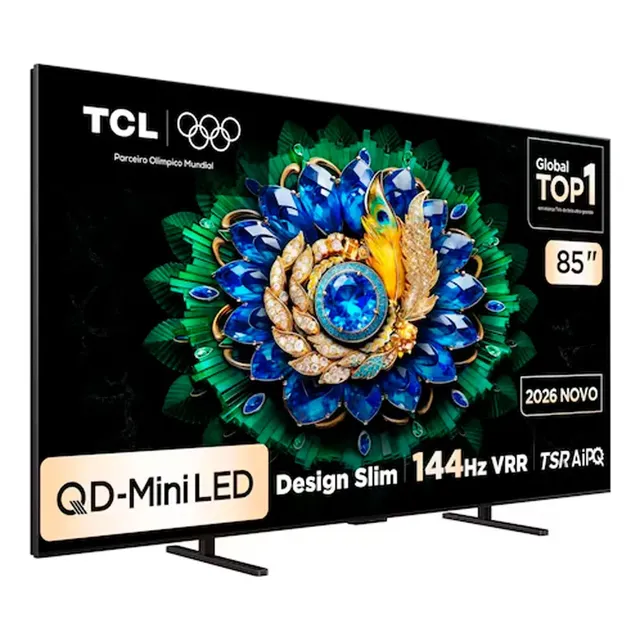Smart Tv 85a400m 85 Polegadas Qd-mini Led 4k Uhd 144hz Tcl