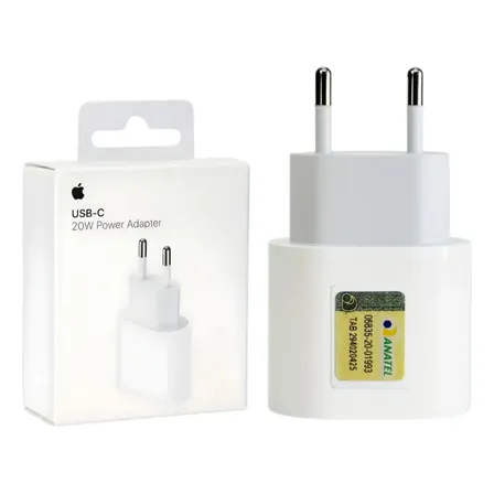 Carregador Fonte Apple Ipad Iphone Turbo Original Usb-c 20w