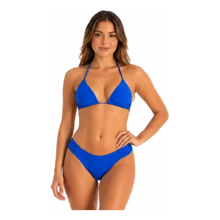 Biquíni Cortininha Feminino Bojo Removível Poliamida Praia