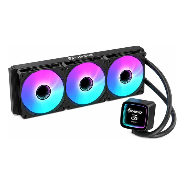 Water Cooler Obsid Pro 360 C/ Display Lcd E Argb Amd E Intel