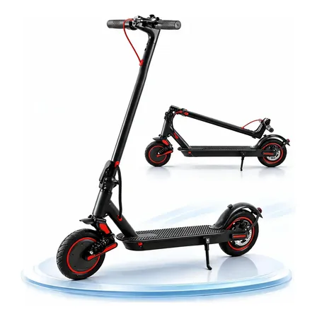 Patinete Elétrico Dobrável 400w 30km/h, Uso Diário Preto