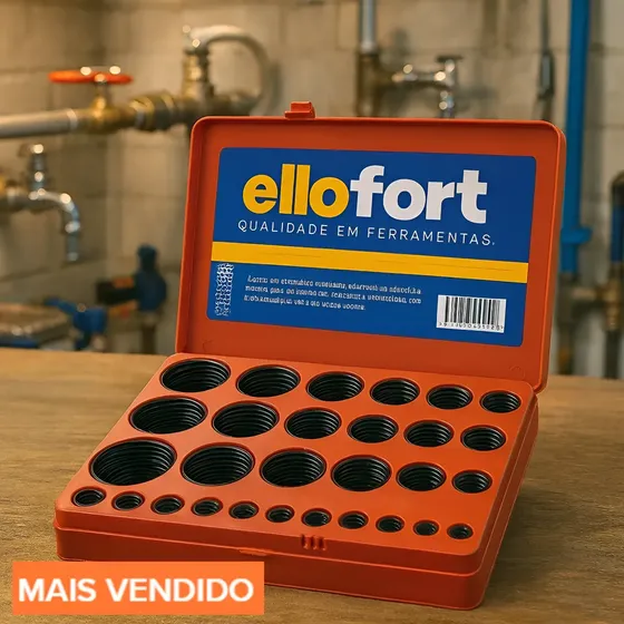 Anel De Vedação Oring Jogo Estojo Borracha Kit 419 Peças Nbr