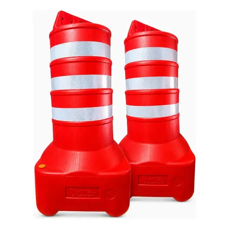 2 Cone Barril Canalizador De Trânsito Base Quadrada Conão