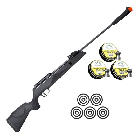 Carabina Gásram Pressão Artemis Black Hawk Sr1000s Fxr 70kg