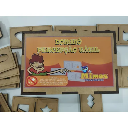 Dominó De Percepção Tátil - Mimos Pedagógicos