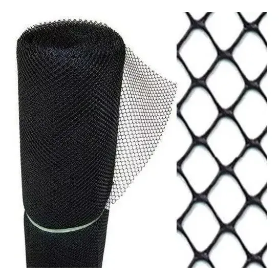 Tela Pvc Viveiro Preto 1 X 10metros
