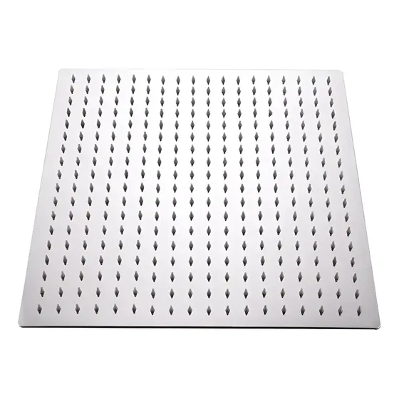Ducha Inox Ss304 Quadrada Chuveiro 40cm Square Slim 40x40