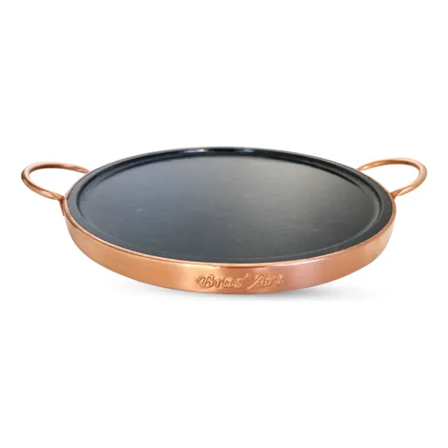 Assadeira Forma Para Pizza De Pedra Sabão23 Cm De Diâmetro.