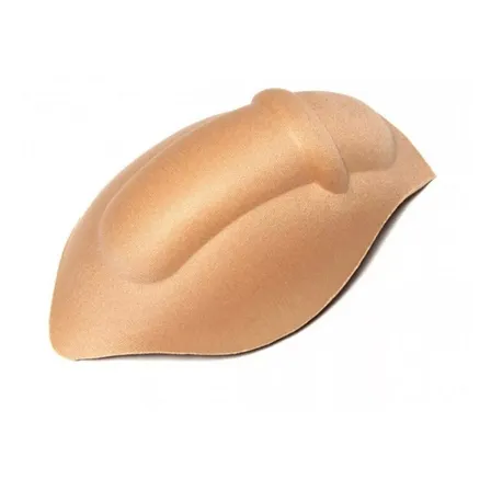 Enchimento De Cueca Sunga Natural Aumenta Volume Bojo Bege Único