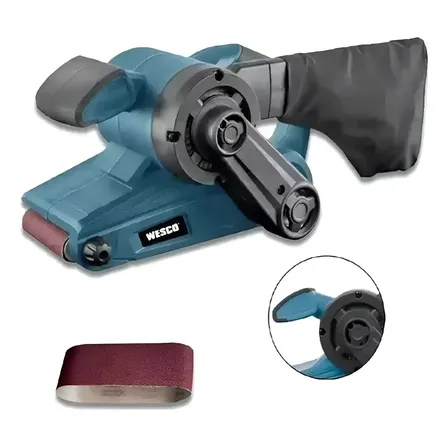 Lixadeira De Cinta 920w Ws4366 Wesco + Coletor De Pó