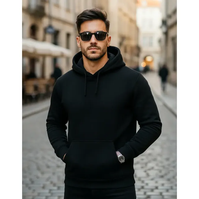 Moletom Liso Masculino E Feminino Blusa De Frio Canguru