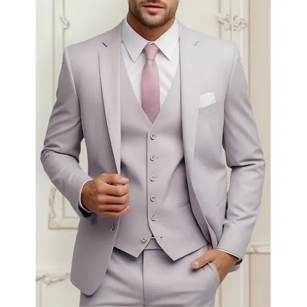 Terno Oxford Slim Masculino, Calça+paletó+barato + 3 Cores