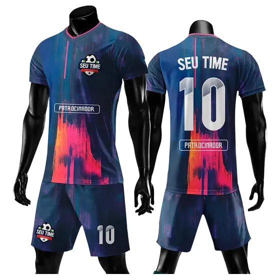 Jogo De Camisa Short, Fardamento Uniforme Futebol Kit 20pc