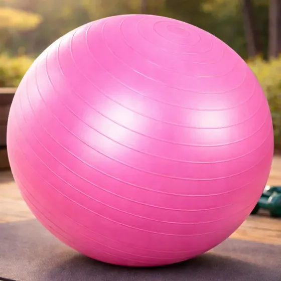 Bola Academia 65cm Alongamento Boa Postura + Bomba De Ar