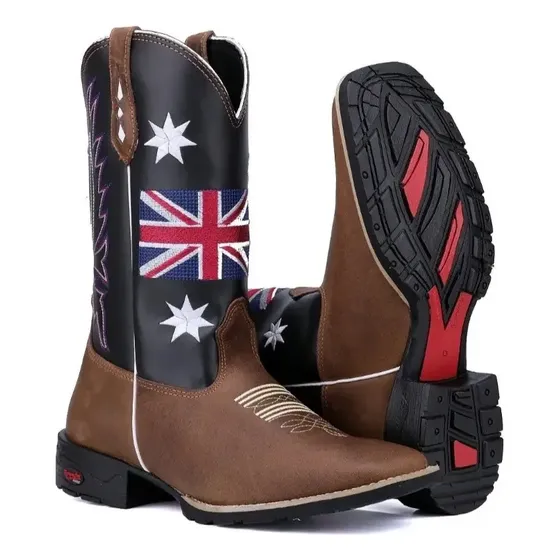 Bota Texana Tribol 2019 Bico Quadrado Confortavel