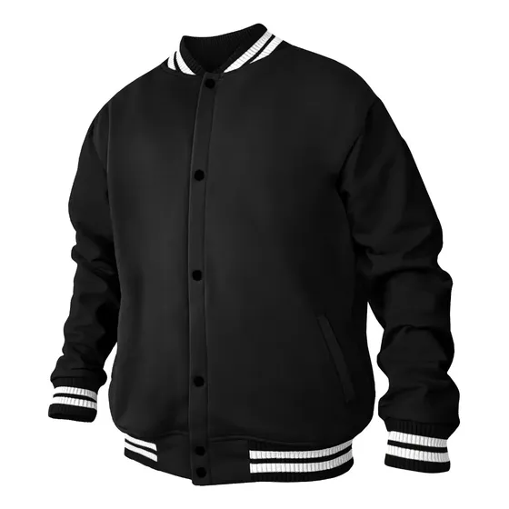 Jaqueta Moletom College Unissex Liso Colegial Diversas Cores
