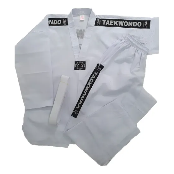 Dobok Taekwondo Pró-olimpic + Faixa Branca
