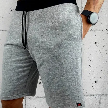 Kit 5 Bermuda Moleton Masculina Academia Atacado Plus Size