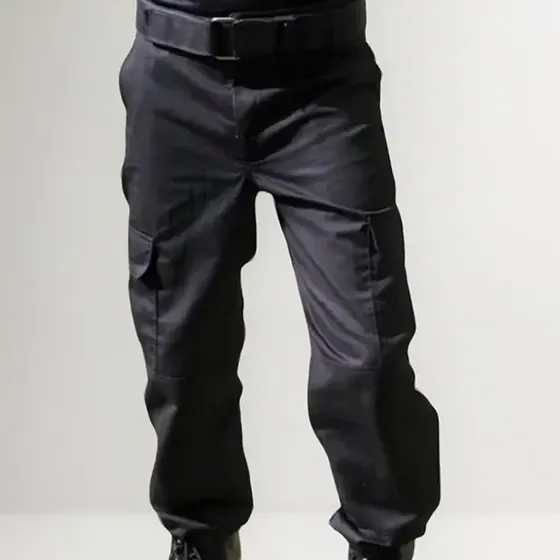 Calça Cargo Masculina Ripstop Preta Coiote Fardas
