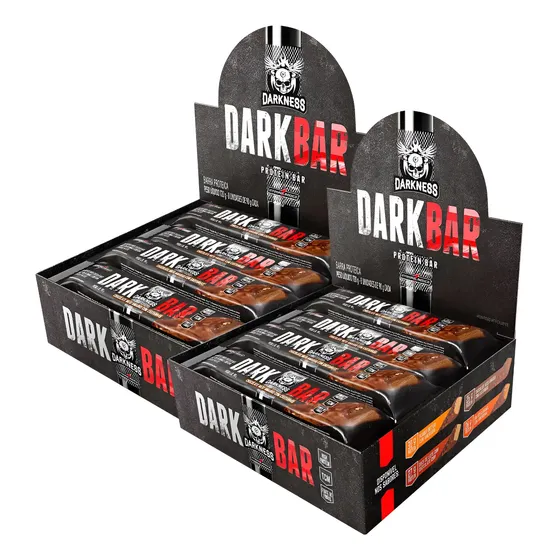 2x Whey Dark Bar Barra De Proteina Darkeness Integralmedica