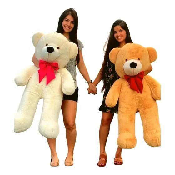 Urso Gigante Grande Teddy Bear Pelúcia 90 Cm - Nacional