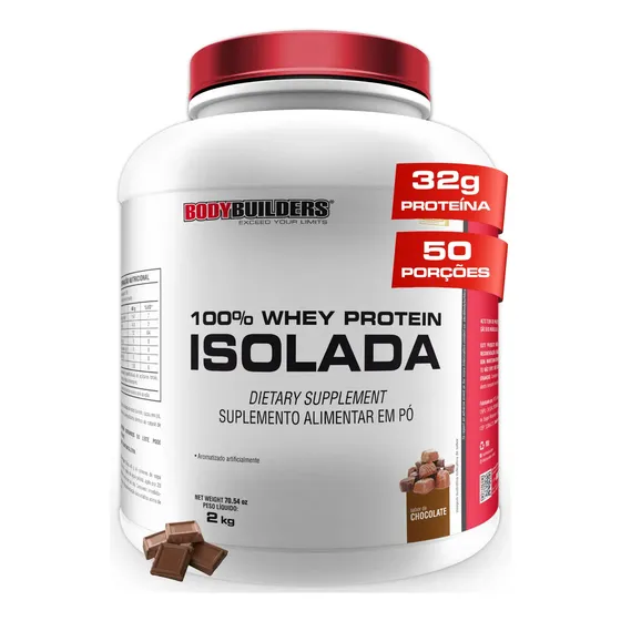 100% Whey Protein Isolada Proteina Isolada 2kg Bodybuilders
