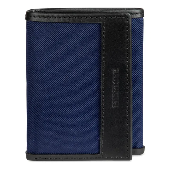 Carteira Masculina Couro Tommy Hilfiger Trifold Rfid