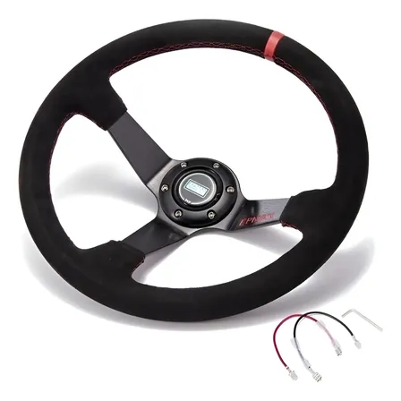 Volante Esportivo Epman Original Diâmetro 350mm X 3 Polegadas - Várias Cores
