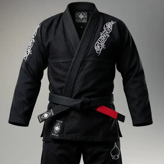 Kimono Black Ace Player - Preto/branco