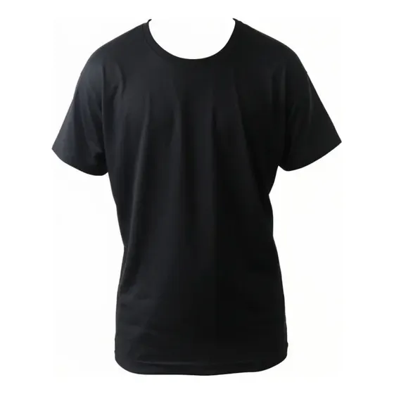 Kit 10 Camiseta Para Sublimação Camisa Preta Blusa Atacado
